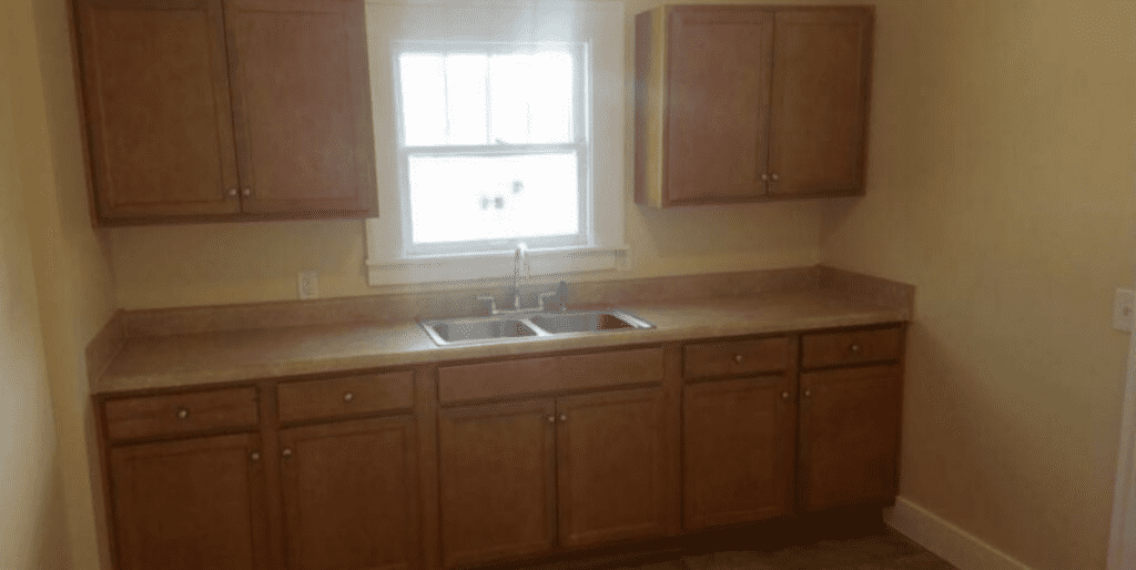 Restored from Water Damage Kitchen